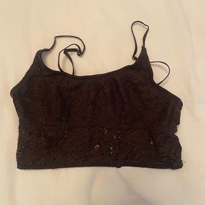 Urban outfitters lace crop top